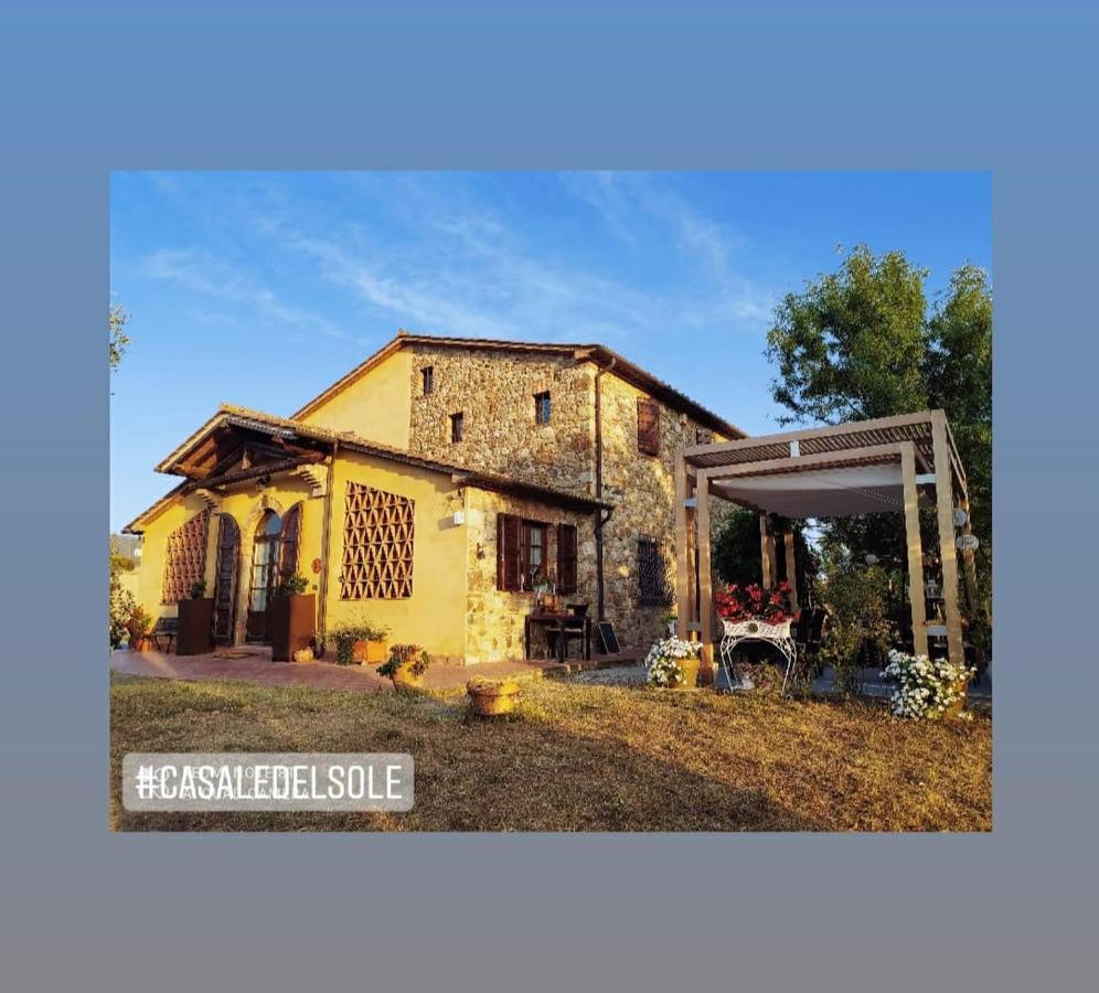 Bed And Breakfast Casale Del Sole Castellina Marittima Kültér fotó