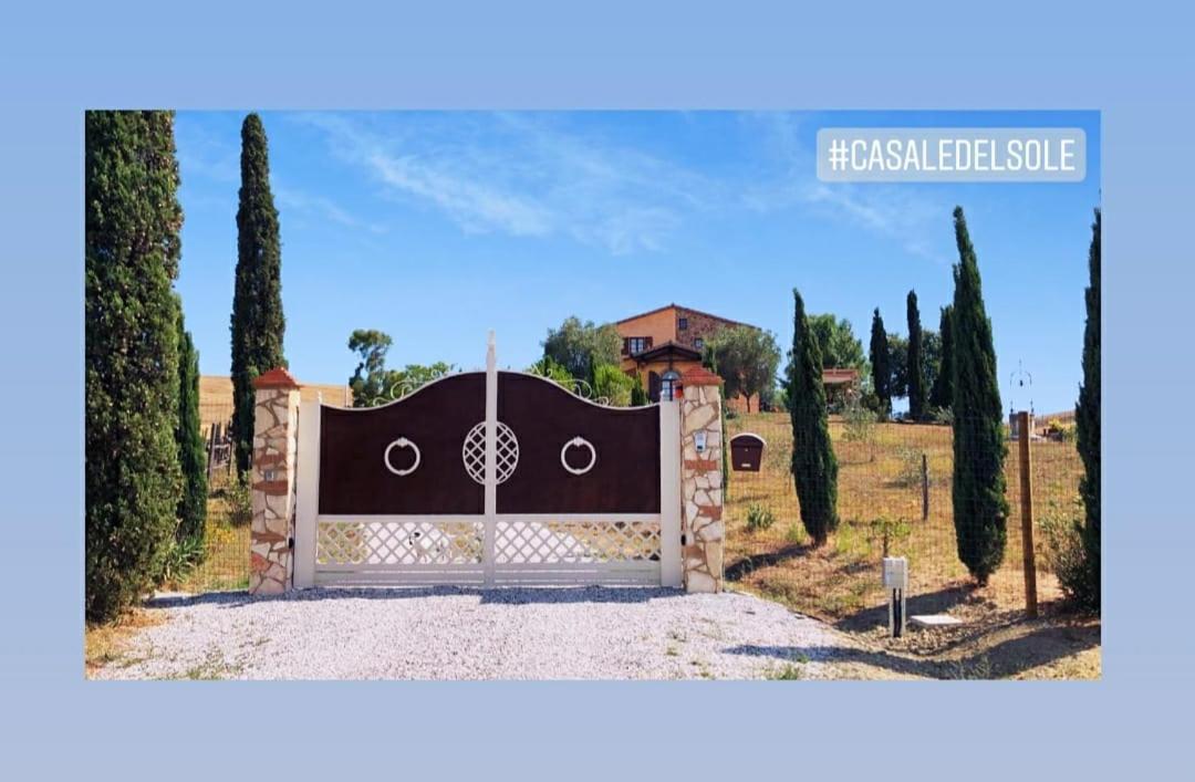 Bed And Breakfast Casale Del Sole Castellina Marittima Kültér fotó